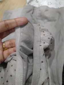 Gray Polka Dot Dress