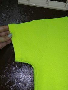 Neon Colored Crop Fitted Top