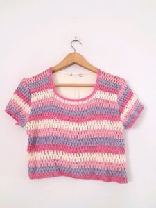 Multicolor Casual Top (Women's)