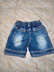 Butterfly Denim Shorts