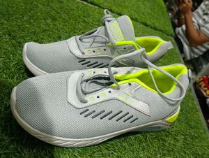 Combo Gray & Neon Sports Shoes