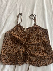 Leopard Print Cami Top