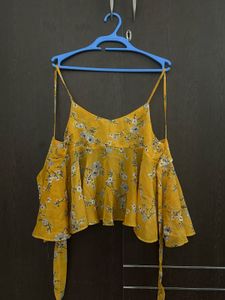Floral Yellow Top