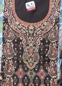 Sold Now. Pashmina Woollen Suit Coffee Brown Color