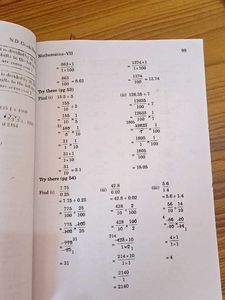 Answer Key.ND Grade Booster Mathematics - Class 7