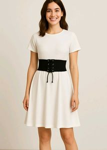 ZARA Accessories Black Elastic Corset Belt