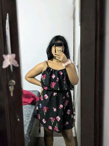 🌸Black Flower Dress 🌸