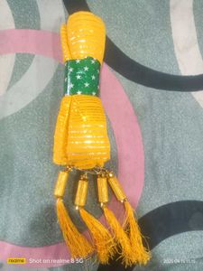 Decorative yellow tassel