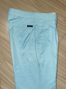 Sky Blue Tailored Stitch Pants