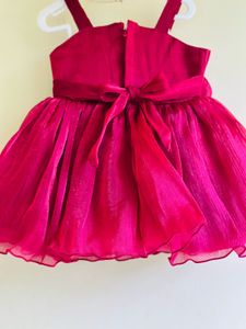 Pink Flower Girl Dress