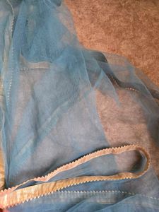Slight Used Side Slit Kurti Palazzo And Dupatta
