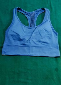 Blue Sports Bra