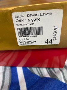 Elegant Gold Embroidered Kurta Set