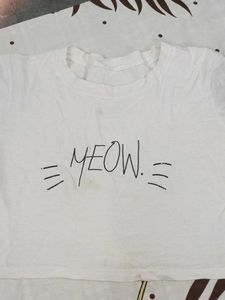 Meow Graphic Tee