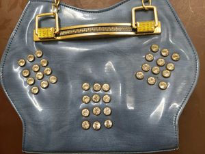 Stylish Blue Handbag
