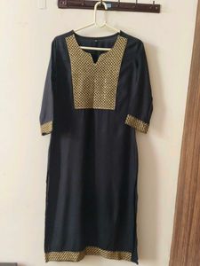 Elegant Black Kurta