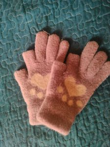 Cute Aesthetic Woolen Gloves For Women/ Girls