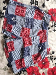 Patchwork Shorts