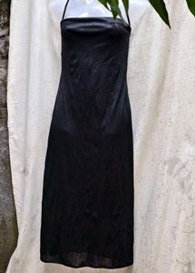 I. Black Slip Dress