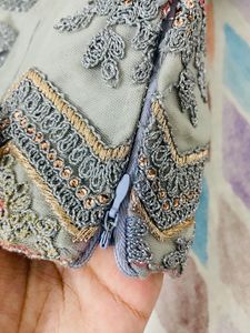 Lehenga Choli | Lehenga | Blouse | Grey Lehenga | Indian Wear | Wedding Dress | Dress