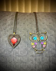 Set of 2 Rustic Necklaces