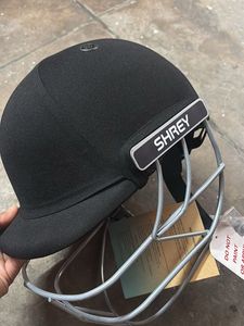 Classic Steel Black Cricket Helmet