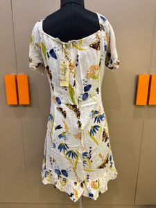 Berrylush White Floral Dress