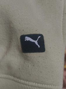 Puma Beige Pullover Sweatshirt