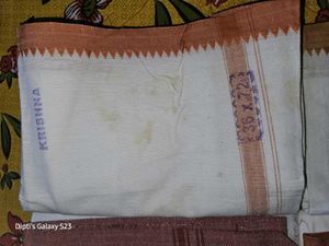 White Pure Cotton Gamchhas (Towel)