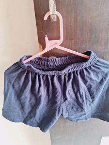 Solid Women Blue Regular Shorts