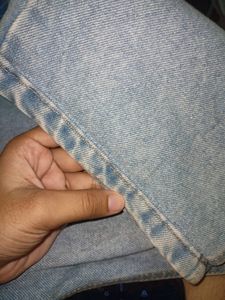 Light Blue Wide Leg Jeans