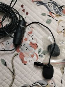 Boya B1 Mic .. With Wind Muffs , Clip , Connector