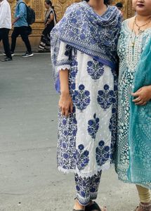 Floral Print Kurta Set