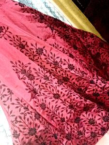 Elegant Pink Embroidered Dress