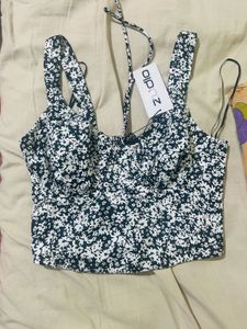 Brand New Zudio Floral Crop Top