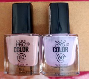 Avon Pro Color Nail Paints Set Of 2