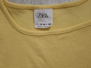 Zara Corn Yellow Crop Top