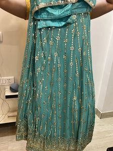New Lehenga - Firozi Blue Colour Unused