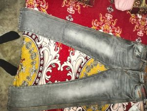 Boys Denim Jeans Grey Colour With stretchable jean