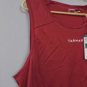 Decathlon Tarmak Red Tank Top