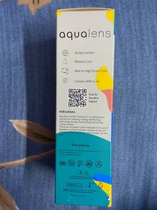 Colored Monthly Lens, Case And Solution