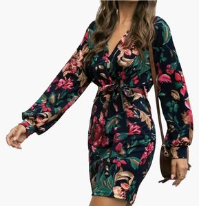 Floral Wrap Dress