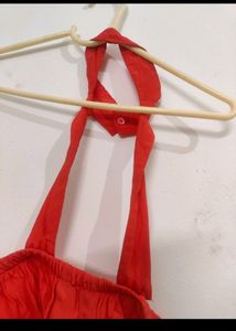 Off Shoulder Top With Attached Choker
