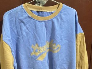 co ord set Blue &amp; Brown