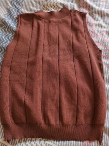 Women Knit Sleeveless Top