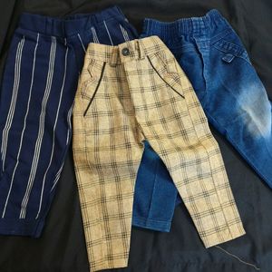 Set Of 3 Shirt & Pants For Boy