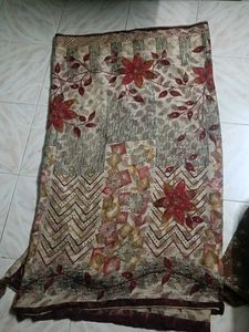 Branded Wedding Floral Pattern Saree