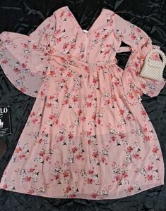 Floral Chiffon Dress