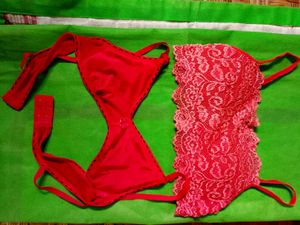 Red Leave  Bra Bundle