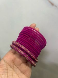 Pink Bangle Set